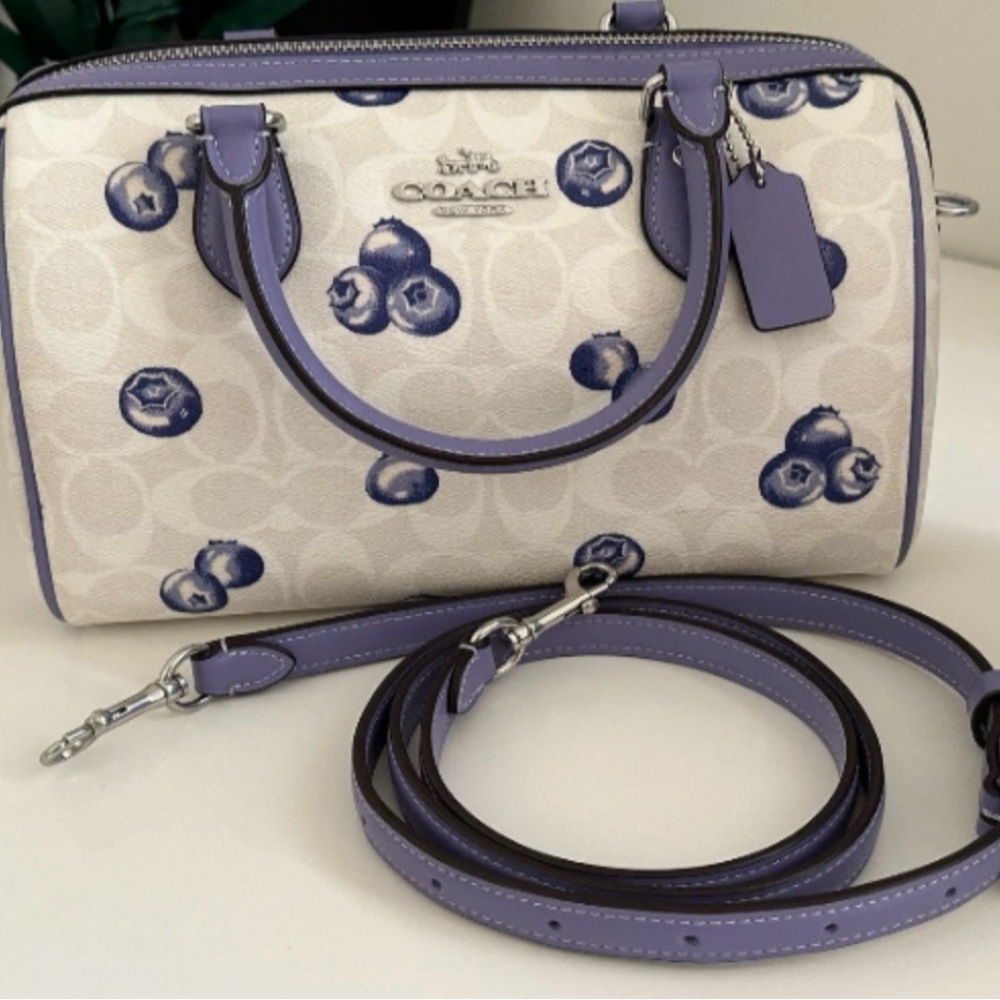 FLASH SALE: Coach Women's Bag in White and Purple